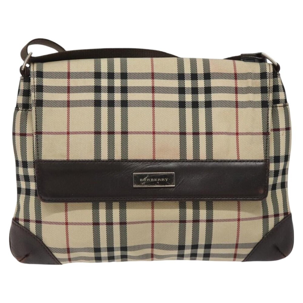 Burberry Nova check Canvas and Leather